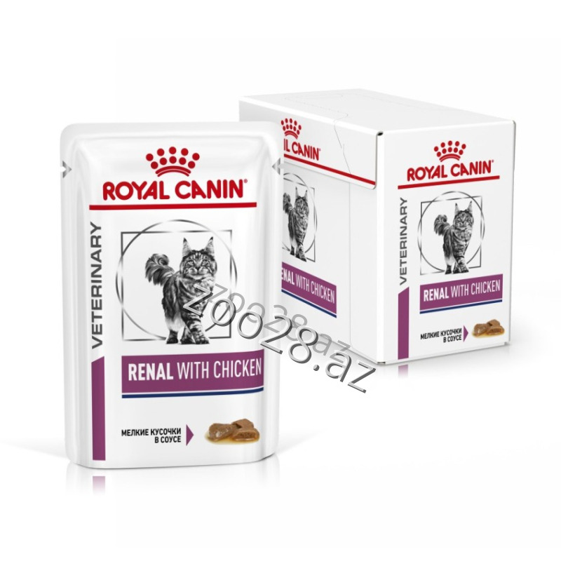 Royal Canin Renal Chicken Gravy  С Курицей для Кошек с Заболеваниями Почек, 85 г - Кошки - Фото 2